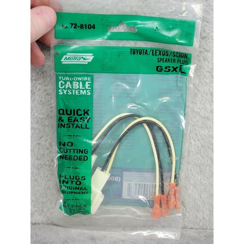 Metra 72-8104 Toyota Lexus Scion Speaker Wire Harness Adapter Turbowire GSXL