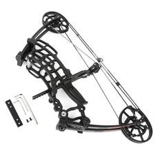 40-65lbs Compound Bow Dual-Use Steel Ball Arrow Short Axis Archery Hunting RH LH
