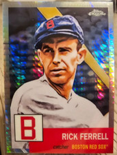 2022 Topps Chrome Platinum Prism Rick Ferrell #142 Boston Red Sox