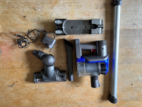 dyson dc35 animal Vacuum Cleaner With Wall Mount Charger And Accessories.