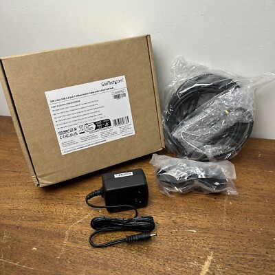 StarTech | 33ft USB 3.0 Gen 1 5Gbps Active Cable with 4-Port USB Hub