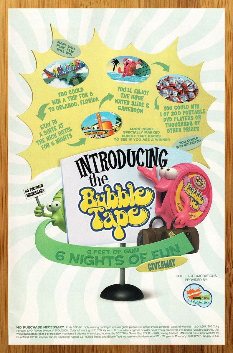 Hubba Bubba Bubble Tape Commercial