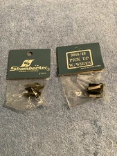 NOS STROMBECKER # 9046 1/32 SLOT CAR PICKUP GUIDE ASSEMBLY W/ BRUSHES BRAIDS LOT