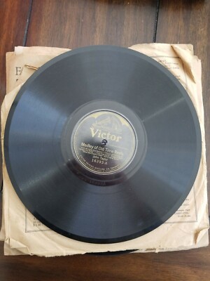 vintage 78 RPM shellac record Victor 16393 Charles D'Almaine Hornpipe/Time Reels