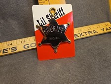 Swibco Vintage Brass Lil Sheriff Star Badge Engraved  Michael" NEW 