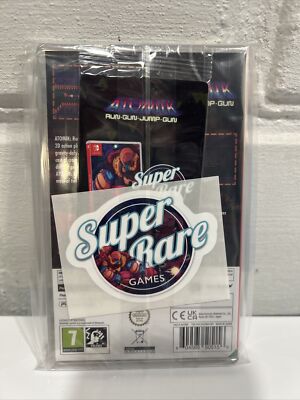 ATOMIK RunGunJumpGun Nintendo Switch Super Rare Games New & Sealed