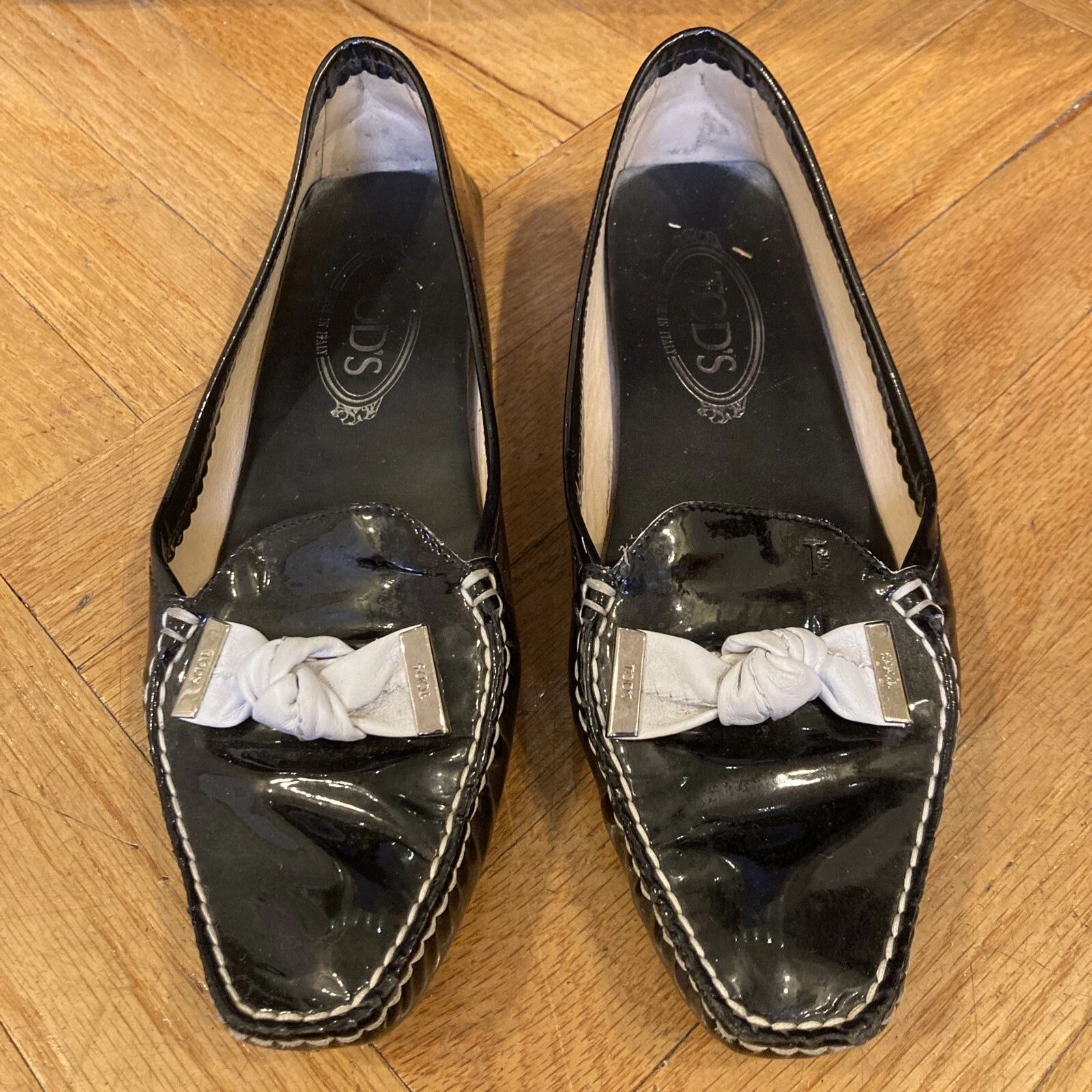 TOD’S TODS SCARPE DONNA TAGLIA 39 MOCASSINO MOCASSINO NERO