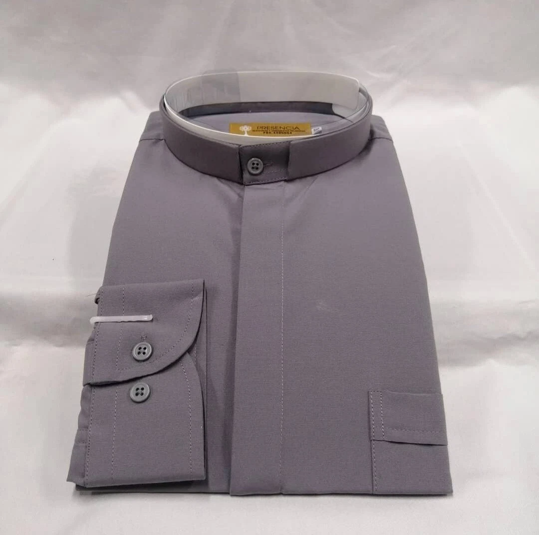 Camisa clerical cuello romano eBay