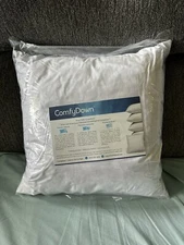 ComfyDown 18" x 18" 95% Feather 5% Down Insert Square Pillow American Made