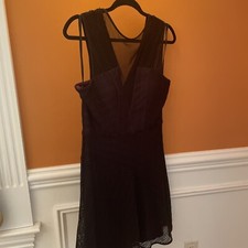 GUESS Womens Black Lace At The Knee Length Size 10 New W Tags
