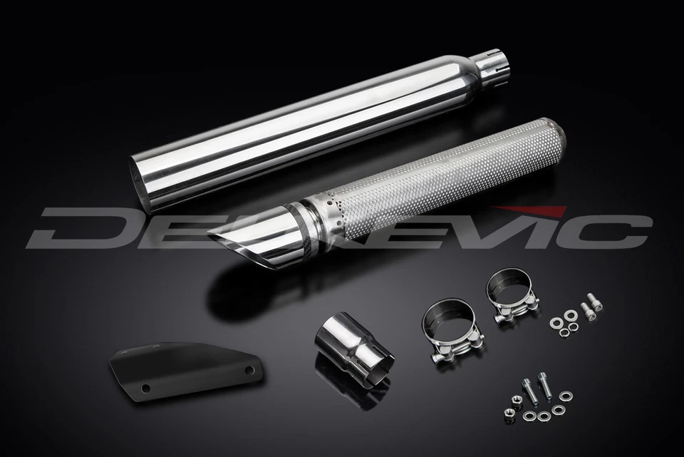 Silenciador de escape personalizado Yamaha V Star 950 2009-2017 21" punta de corte de acero inoxidable Foto 3 de 4