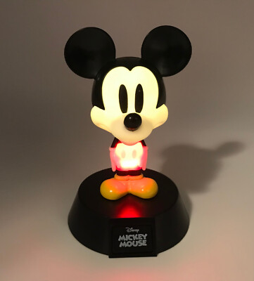 Mickey Maus Disney Mouse LED Leuchte Lampe Licht Nachtlicht Standleuchte