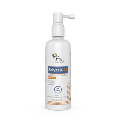 Fixderma Salyzap-Az Körper Akne Spray, 2% Salizylsäure für Akne 100ml