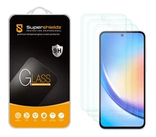 [3-Pack] Supershieldz Tempered Glass Screen Protector for Samsung Galaxy A35 5G