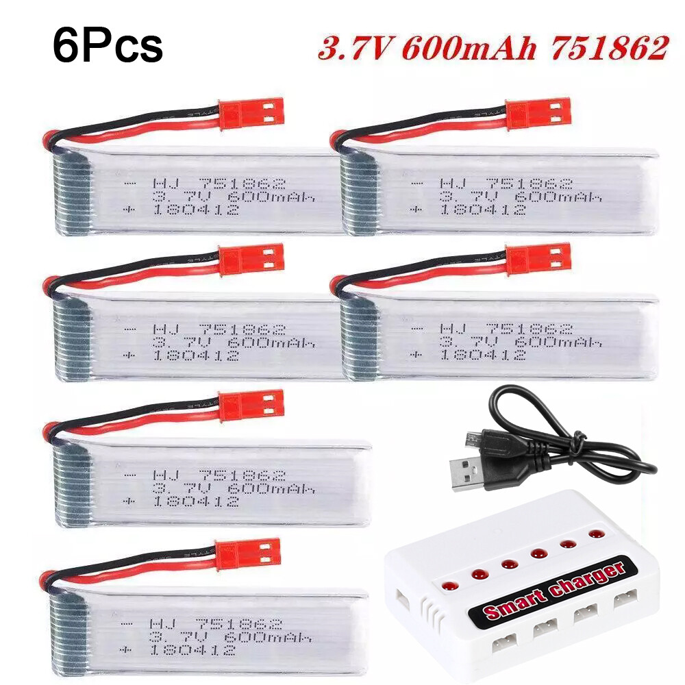 3.7V 600mAh Lipo Battery For Syma S032G Udi U818A WLtoys V959 V929