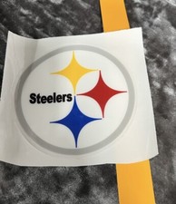 Like Steelers Full Size Football Helmet Decals With Stripe. Highest Quality