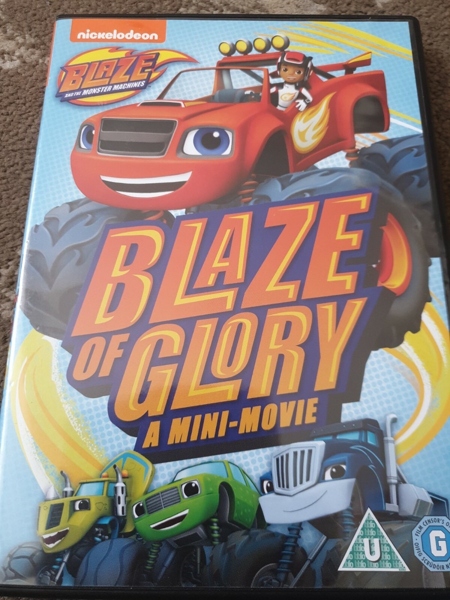 BLAZE AND THE MONSTER MACHINES BLAZE OF GLORY A MINI MOVIE DVD