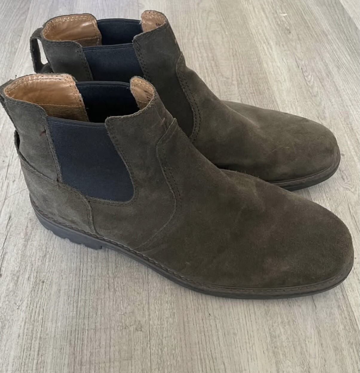 Florsheim Brown Leather Boots for Men Size 12