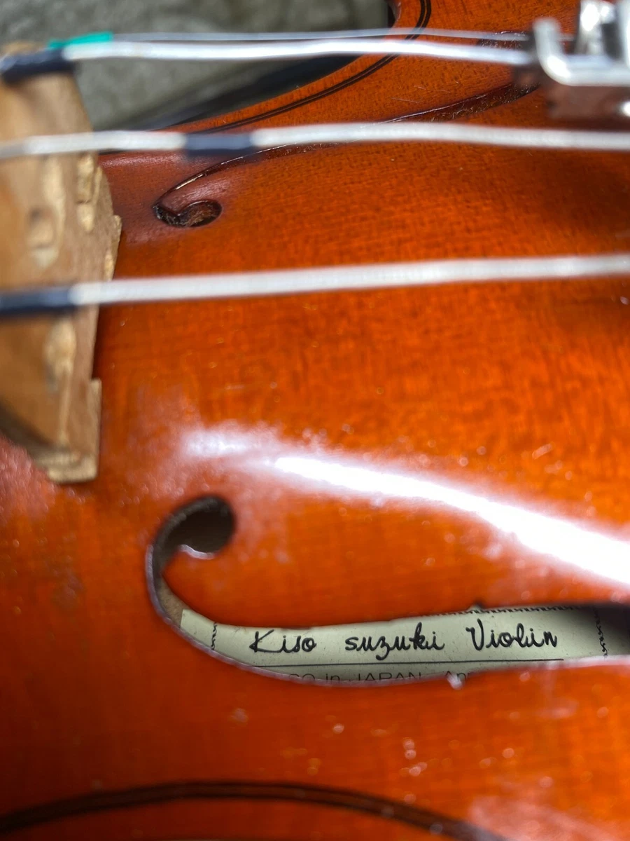Rare Vintage KISO SUZUKI Violin No.7 Size 1/8 Made In Japan 1984 W