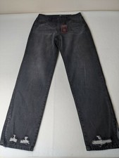 No Boundaries Super High Raise Straight Leg Black Jeans Womens size 13