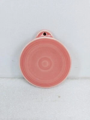 FIESTAWARE FIESTA WARE CHRISTMAS ORNAMENT blank Peony pink NEW