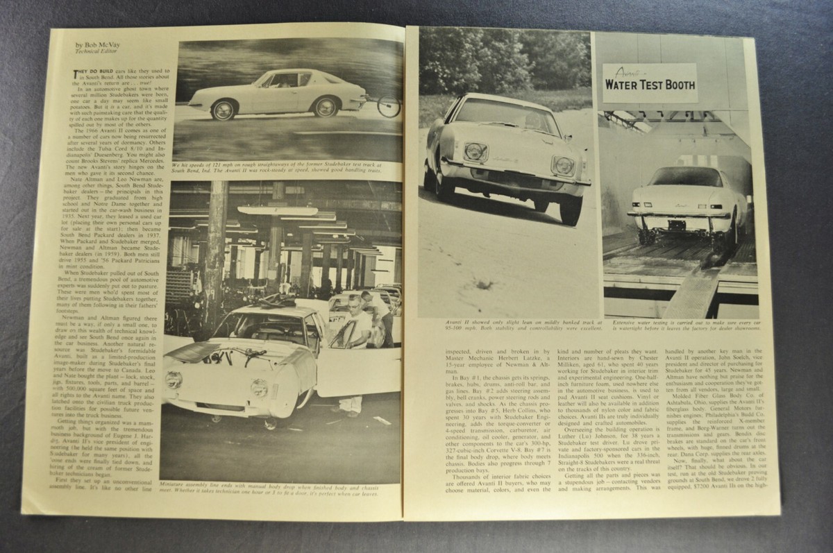 希少車 アヴァンティⅡ 本カタログ avanti Ⅱ brochure 1966-1967 Studebaker Avanti II Coupe Sales Brochure Folder