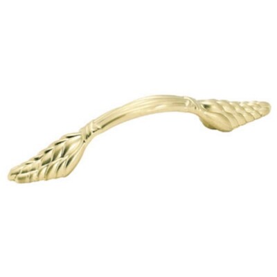 Amerock BP1334-O74 Sterling Brass 3''cc Wheat Handle Pulls Natural Elegance