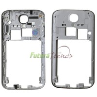 Samsung Galaxy S4 I9505 I9500 Mittel Rahmen Cover GehäUse Frame Housing Silber