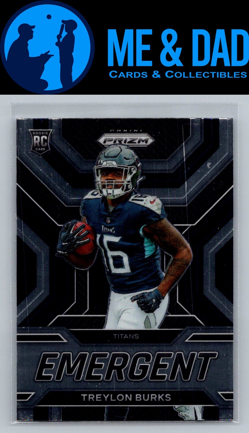 2022 Panini Prizm #E-8 Treylon Burks Emergent