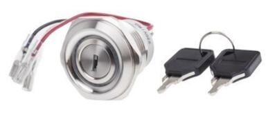 IP40 Schlüsselschalter einpolig Double Throw (SPDT) 5 A 2-fach -20 â   +55Â°C