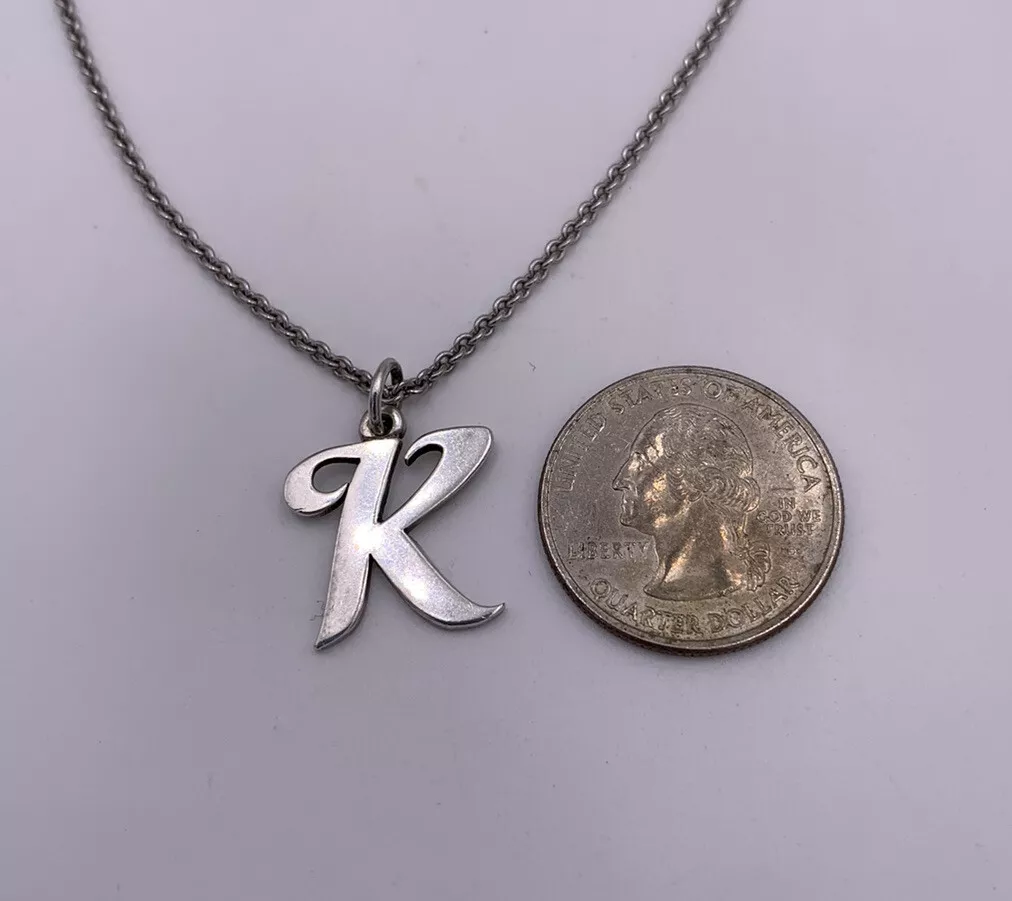 James avery k necklace deals