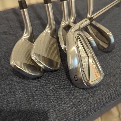 Cobra KING FORGED TEC Eisensatz 6 Schläger Zelos 7 R Flex 5-Pw