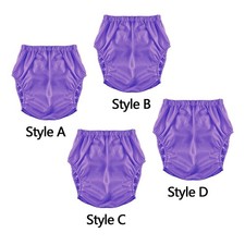 Adults Diaper Cover Incontinence Reusable Low Noise Leakproof for Women Men