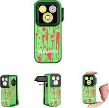 Olight Oclip Pro Zombie Green Clip-on Flashlight Flood/Spot/Red Light New