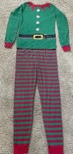 The Children  s Place 2 Piece Red  Green  elf  Suit Pj Set, 16
