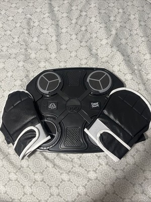 Electric Punching Machine Black with Gray Writing with Gloves for Kids