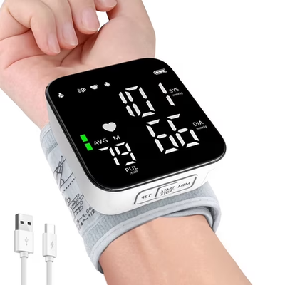 #ad Qunler Rechargeable Wrist Blood Pressure Monitor Portable Automatic BP Machine $14.50