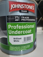 Johnstone's Trade Professional Undercoat in Brilliant White 2.5L - Oil-based