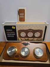 Vintage Springfield Colonial Weather Station Model A678H MADE IN USA Z7