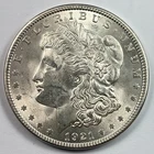1921-P $1 Morgan Dollar 90% Silver Philadelphia Early US Coin BU LUSTER!
