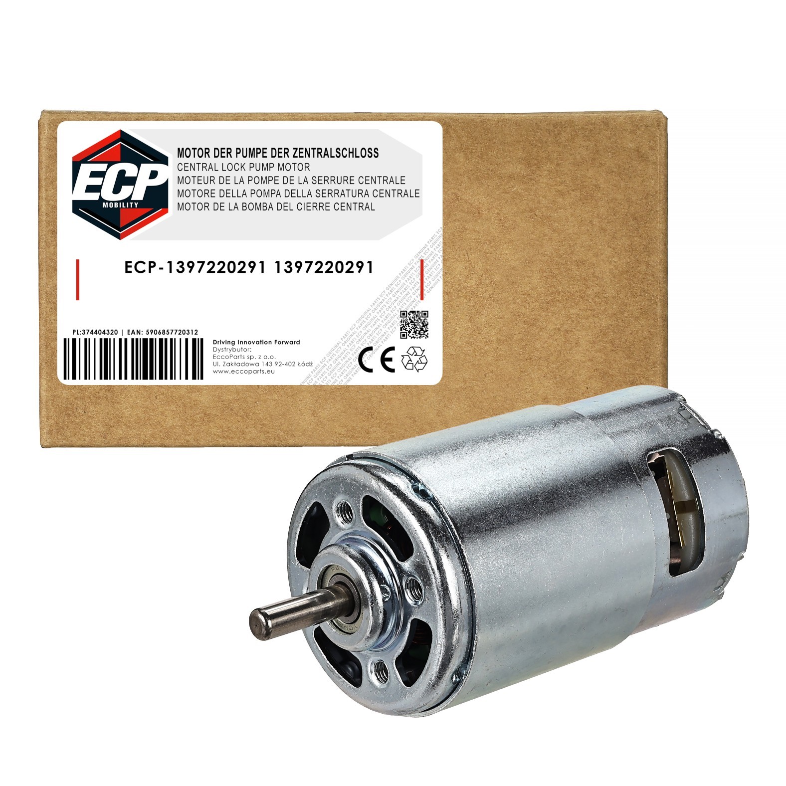 Moteur de pompe de serrure centrale 1397220291 pour Mercedes W216 et W200