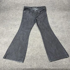 Martin + Osa Jeans Mens 31 Dark Wash Flare Leg Denim Pants Made Hong Kong