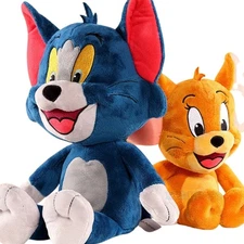 Set of 2 Plush Toys Tom & Jerry 7" 8" 9" 13" inch....