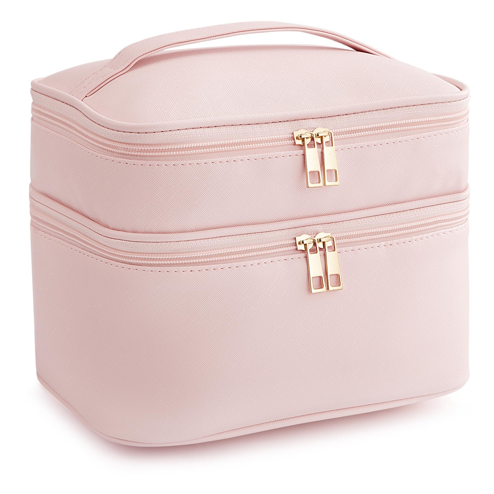 Makeup Bag for Women X-Large Travel Makeup Bag Organizer Portable Toiletry Ba...-image