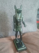 British Museum Anubis Standing Ornament Souvenir Ancient Egyptian God Black 21cm