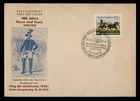 DR WHO 1952 GERMANY FDC STAMP DAY MANNHEIM SLOGAN CANCEL R53395