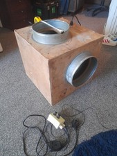 Tornado Acoustic Silent Box Fan Powerful 