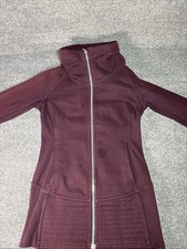 Lululemon  Heathered Core Burgundy Radiant Jacket  Size 4