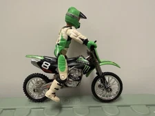 2005 Hot Wheels Moto Grant Langston #8 Dirtbike Toy Motocross Figure Moto-X Rare