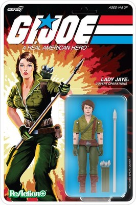 G.I. Joe - ReAction+ Wv9 - Lady Jaye (Cartoon) [New Toy] Action Figure, Collec